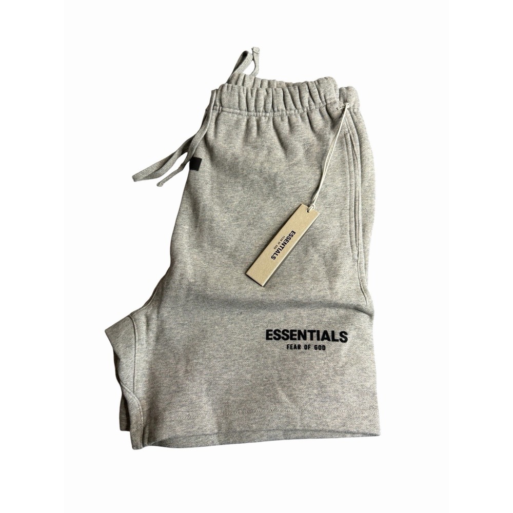 Fear Of God Essentials Sweat Shorts Dark Oatmeal Men's Small FOG NWT